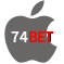 Aplicativo 74Bet para iOS