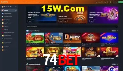 Canal oficial no Telegram da 74Bet